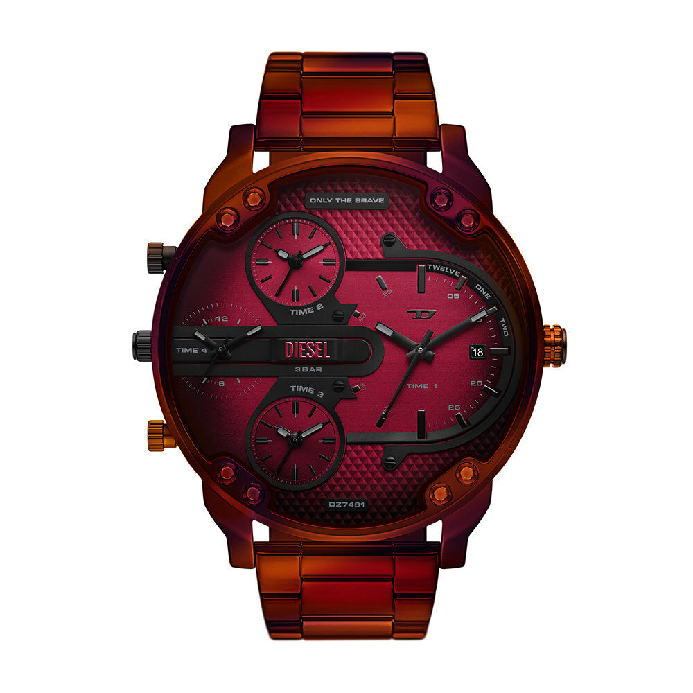 Montre Diesel Mr. Daddy Slim Rouge - Nouveautés Homme | Marc Orian