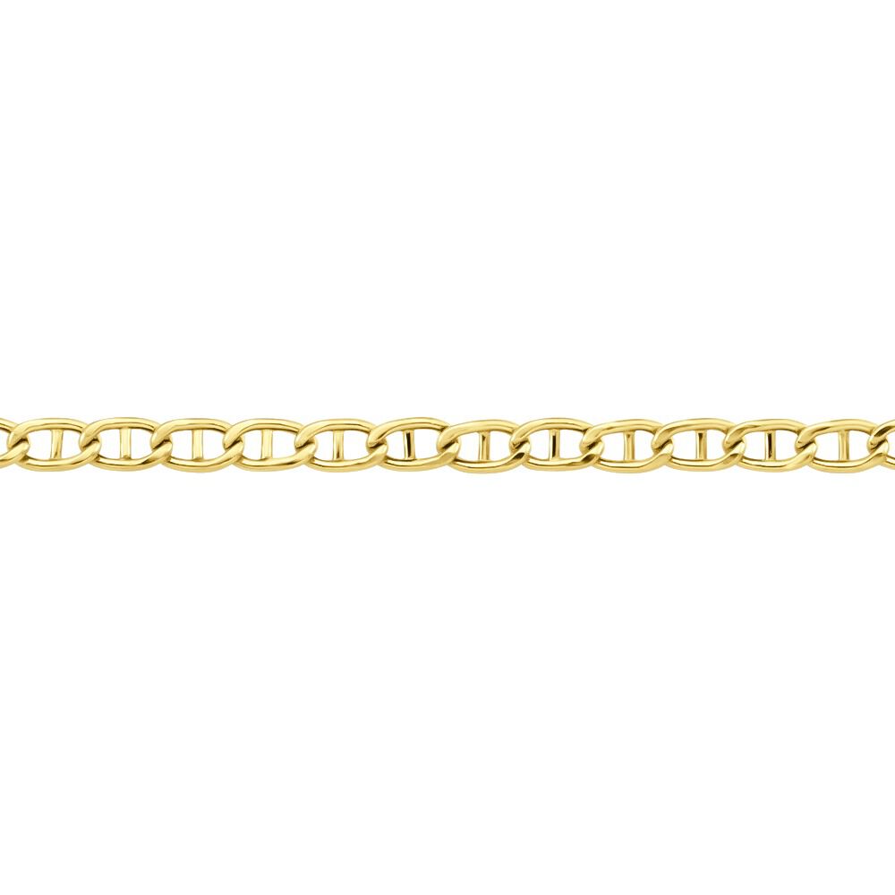 Collier Capucin Or Jaune Maille Marine Plate - Chaines Homme | Marc Orian