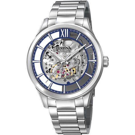 Montre Festina Automatic Bleu - Montres automatique Homme | Marc Orian