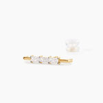 Bijou D'oreille Unitaire Alon Or Jaune Oxyde De Zirconium - Piercings d'oreilles Femme | Marc Orian