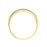 Alliance Maylisse Ruban Plat Or Bicolore - Alliances duo Unisex | Marc Orian