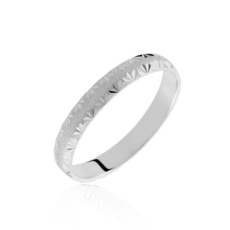 Alliance Maturina Demi Jonc Classique Or Blanc - Alliances duo Famille | Marc Orian