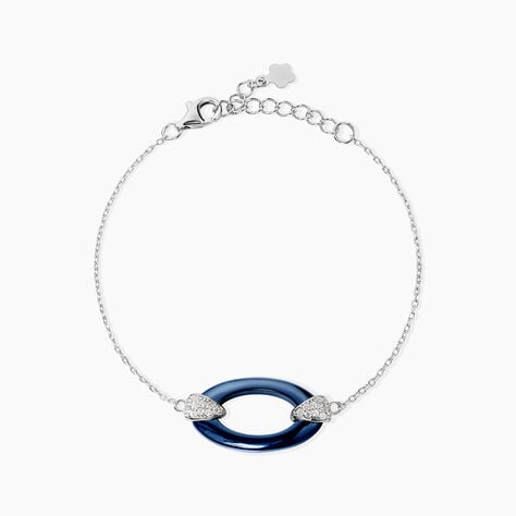 Bracelet Peer Argent Blanc Oxyde De Zirconium - Bracelets fantaisie Femme | Marc Orian