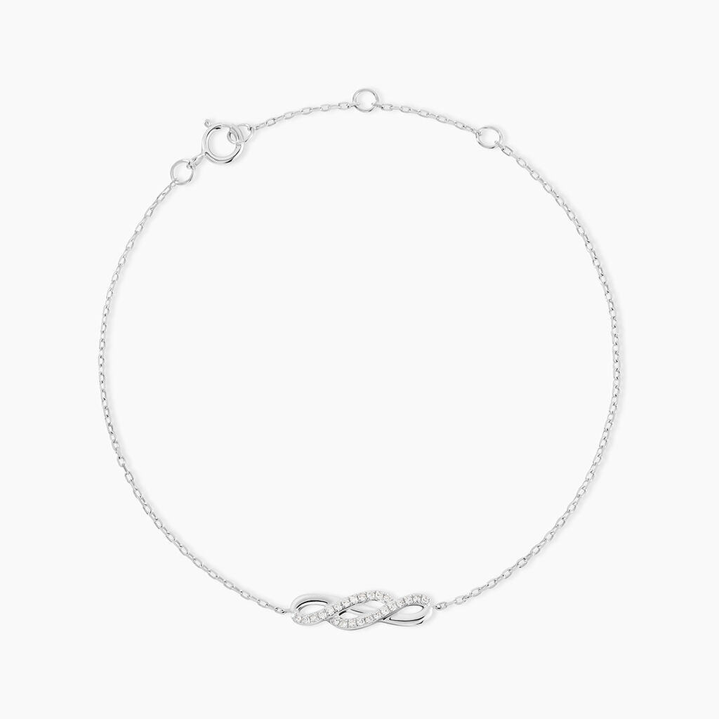 Bracelet Ursulla Or Blanc Diamant - Bracelets cha&icirc;nes Femme | Marc Orian