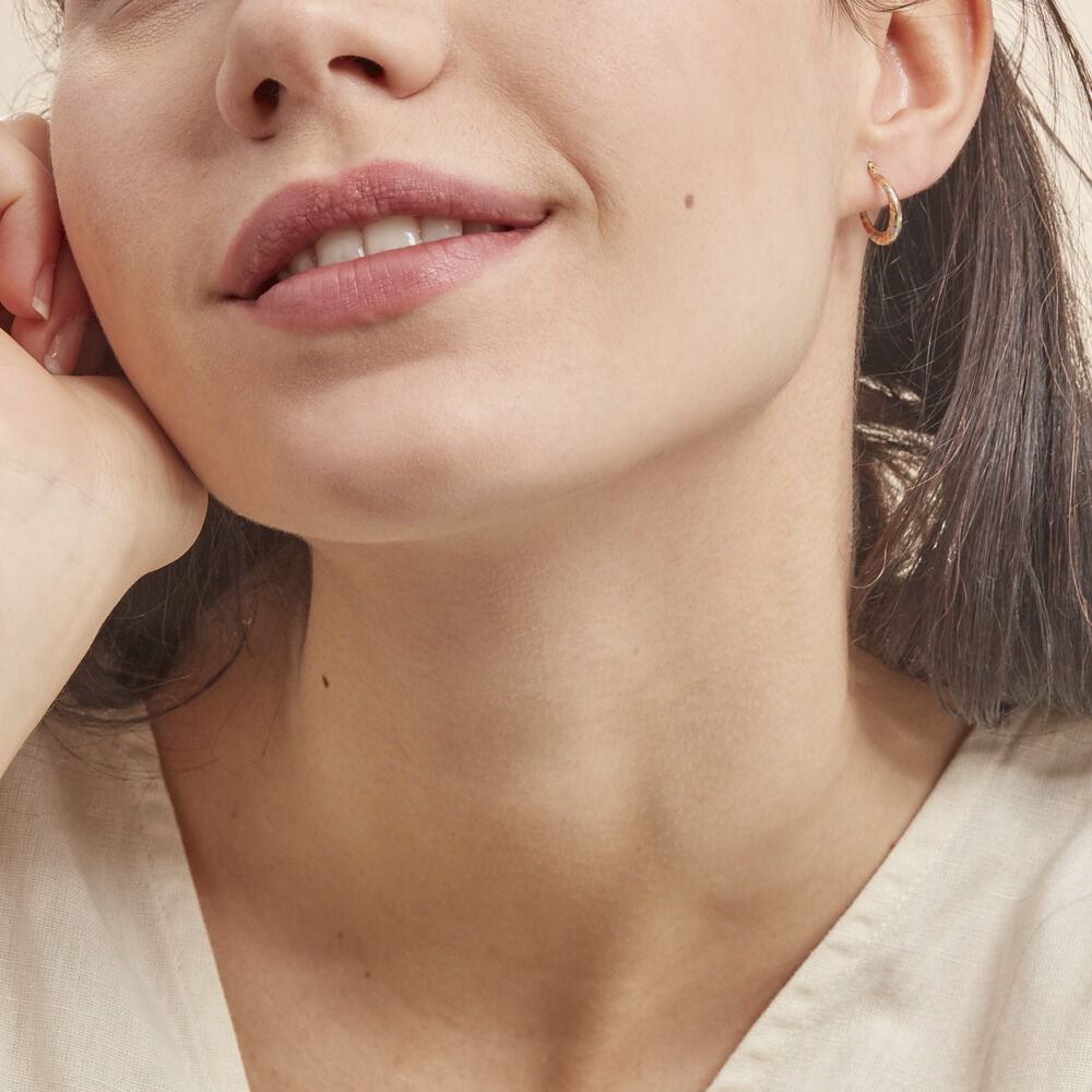 Créoles Rosaura Or Tricolore - Créoles Femme | Marc Orian