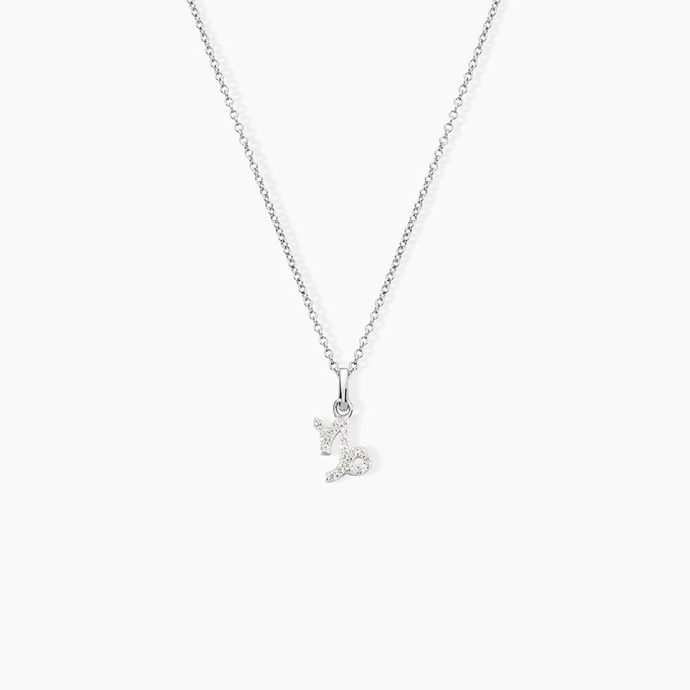Collier Astra Argent Blanc Oxyde De Zirconium - Colliers avec pierres Femme | Marc Orian