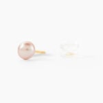 Boucles D'oreilles Puces Ursulina Or Jaune Perle De Culture - Boucles d'oreilles mariage Femme | Marc Orian