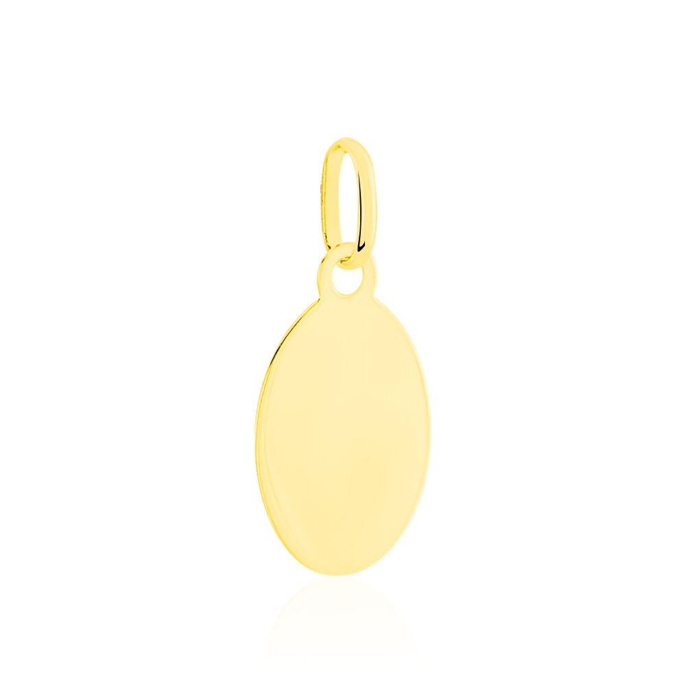 Pendentif Vierge Ovale Or Bicolore - Médailles et médaillons Enfant | Marc Orian