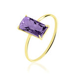 Bague Or Jaune Amethyste - Bagues pierres fines Femme | Marc Orian