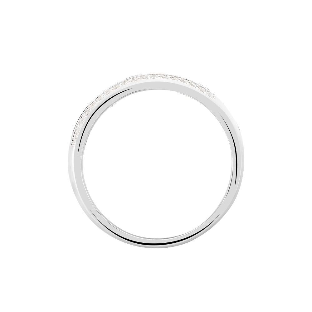 Bague Nataelle Argent Blanc Oxyde De Zirconium - Bijoux fantaisie Femme | Marc Orian
