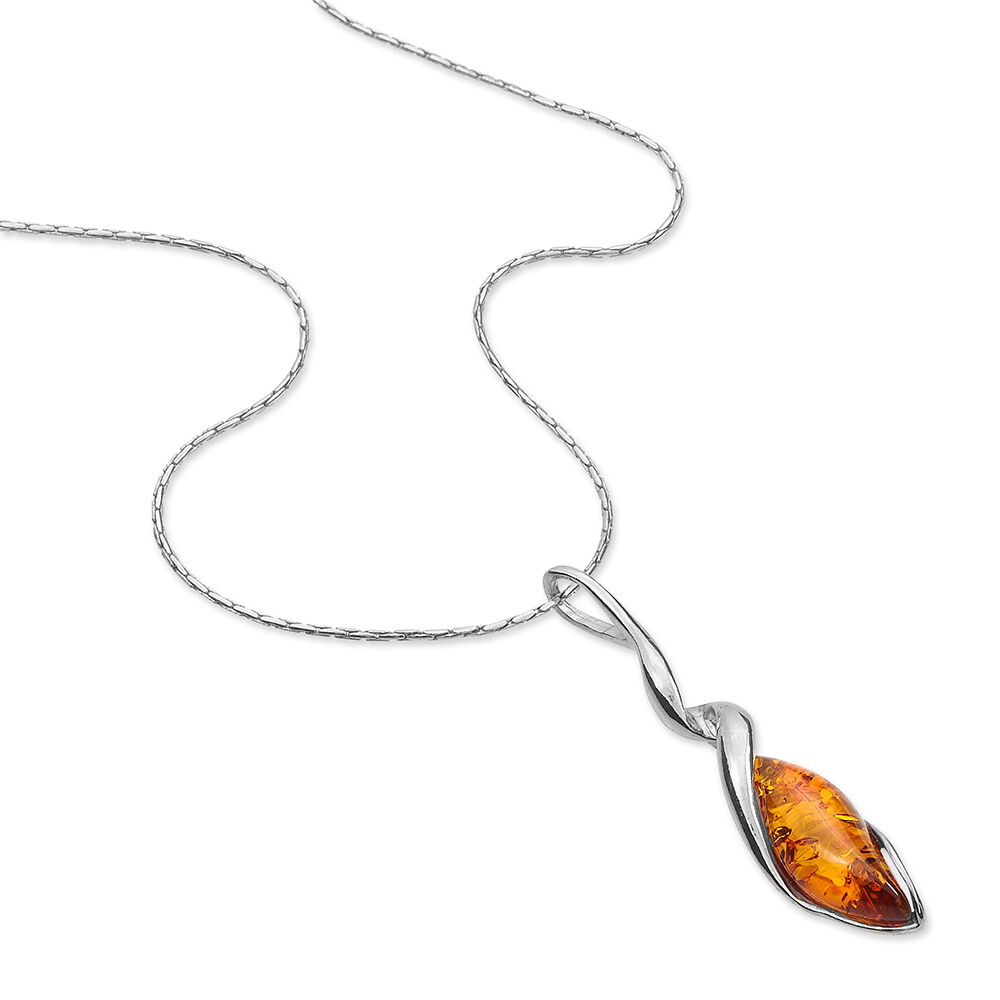 Collier Argent Blanc Milliana Ambre - Colliers avec pierres Femme | Marc Orian