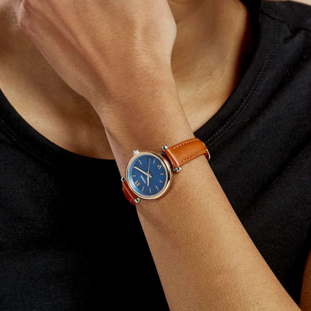 Montre Fossil Fsl Carlie Mini Bleu - Montres classiques Femme | Marc Orian