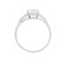 Bague Ivonne Or Blanc Oxyde De Zirconium - Solitaires Femme | Marc Orian