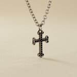 Collier Jodoc Acier Blanc - Colliers fantaisie Homme | Marc Orian