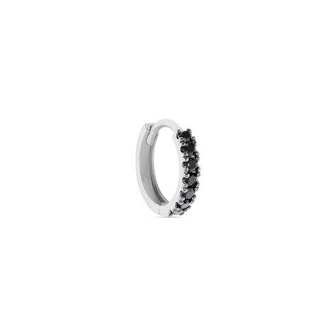 Créole Unitaire Vito Or Blanc Oxyde De Zirconium - Piercings d'oreilles Homme | Marc Orian
