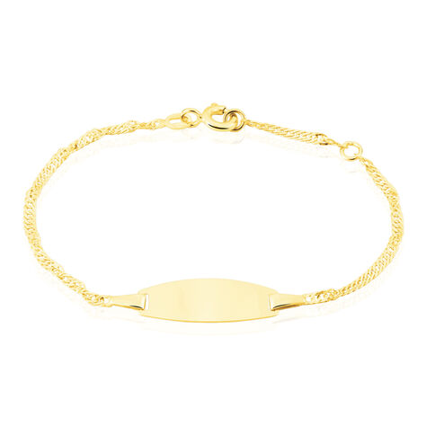 Bracelet Identite Bebe Or Jaune Ericka - Gourmettes Enfant | Marc Orian