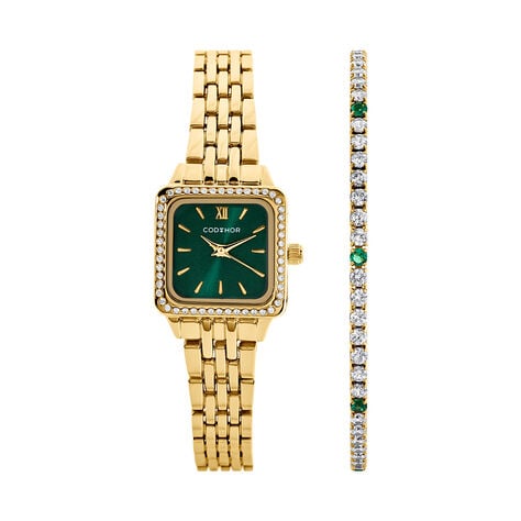 Coffret De Montre Codhor Jade Vert - Montres &eacute;tanches Femme | Marc Orian