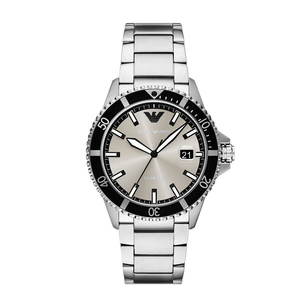 Montre Emporio Armani World Explorer Gris - Montres étanches Homme | Marc Orian