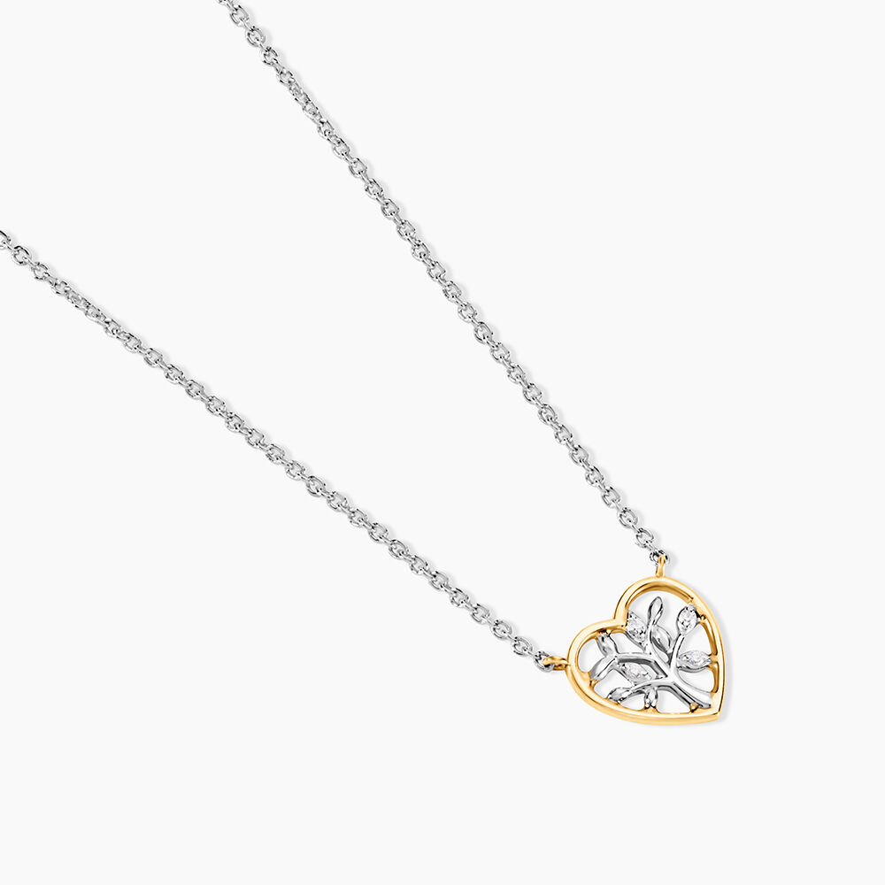 Collier Or Jaune Oxyde De Zirconium - Colliers avec pierres Femme | Marc Orian