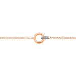 Bracelet Melynda Or Rose Diamant - Bracelets cha&icirc;nes Femme | Marc Orian