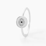 Bague Dristie Argent Blanc Turquoise - Bijoux fantaisie Femme | Marc Orian