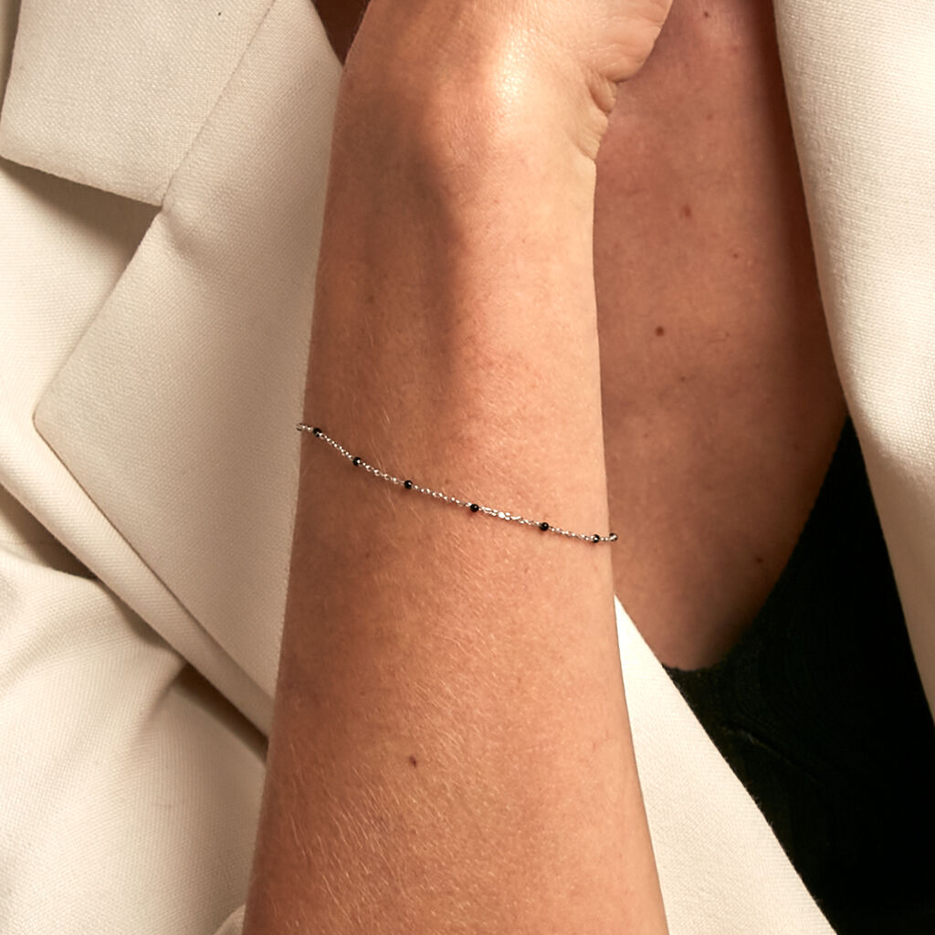 Bracelet Molly Argent Blanc - Bracelets chaînes Femme | Marc Orian