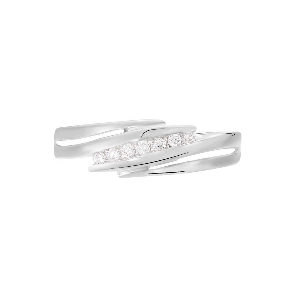 Bague Félicie Argent Oxyde De Zirconium - Bagues avec pierre Femme | Marc Orian
