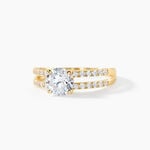 Bague Solitaire Or Jaune Cesarine Oxyde De Zirconium - Solitaires Femme | Marc Orian