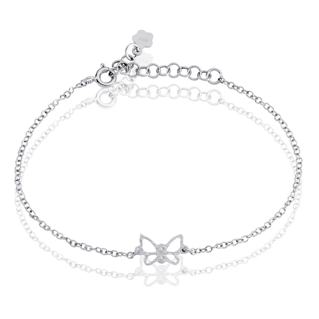 Bracelet Graziella Argent Blanc - Bracelets chaînes Femme | Marc Orian