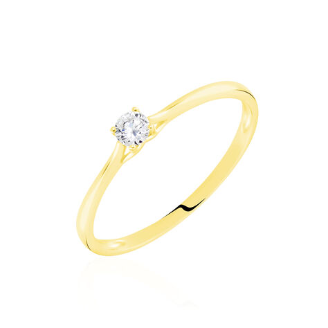Bague Solitaire Solenia Or Jaune Diamant - Solitaires Femme | Marc Orian