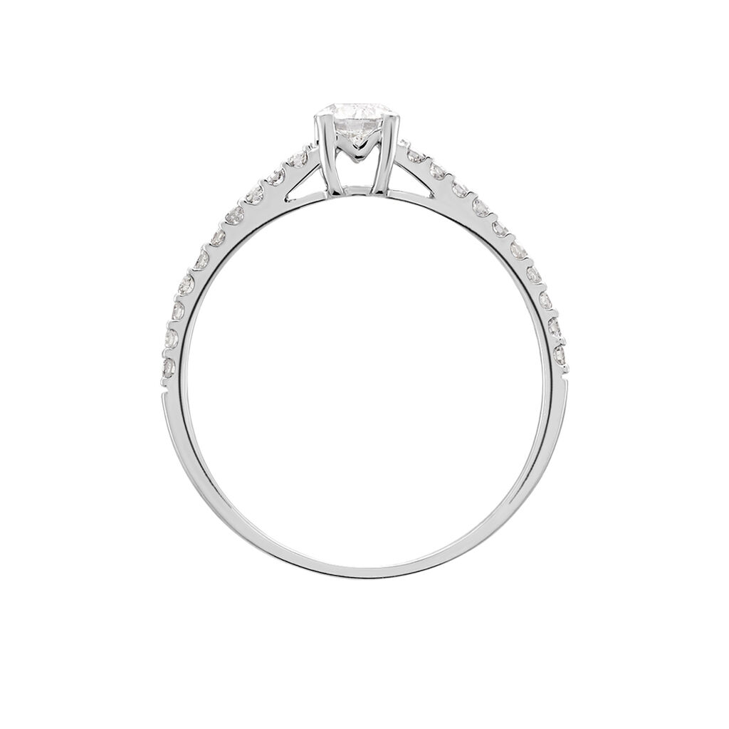 Bague Solitaire Or Blanc Nyala Diamants - Bagues Solitaire Femme | Marc Orian