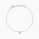 Bracelet Cassandre Argent Blanc Oxyde De Zirconium - Bracelets fantaisie Femme | Marc Orian