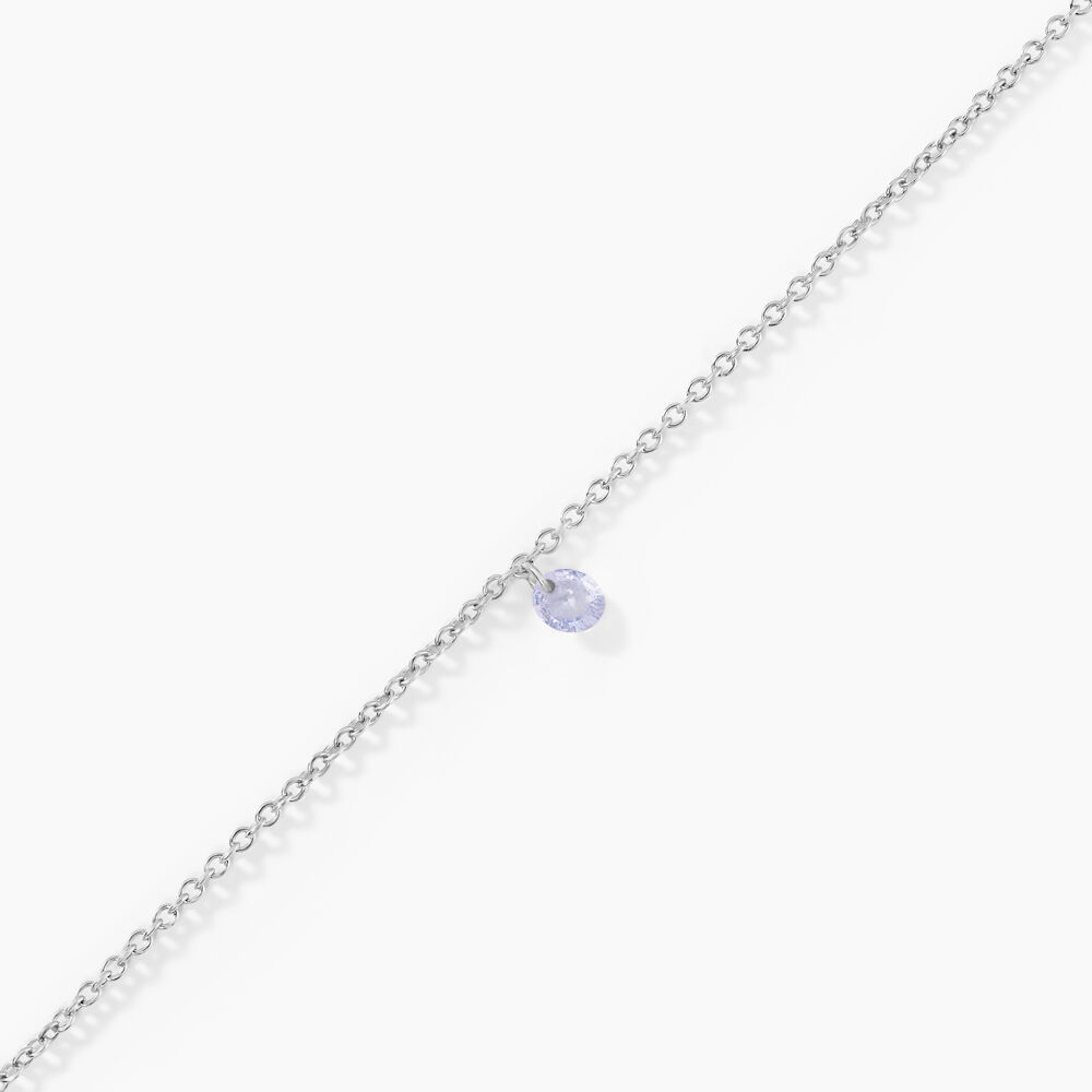 Bracelet Constantin Argent Blanc Oxyde De Zirconium - Bracelets fantaisie Femme | Marc Orian