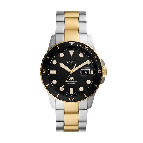 Montre Fossil Blue Noir - Montres sport Homme | Marc Orian