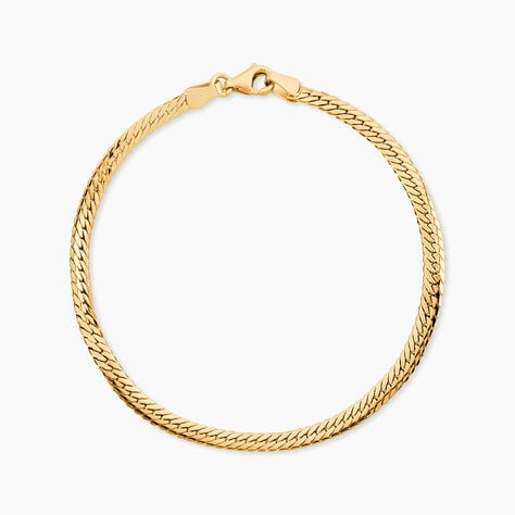 Bracelet Or Jaune Izel Maille Anglaise - Bracelets mailles Femme | Marc Orian