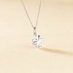 Pendentif Meylin Argent Blanc - Bijoux fantaisie Femme | Marc Orian