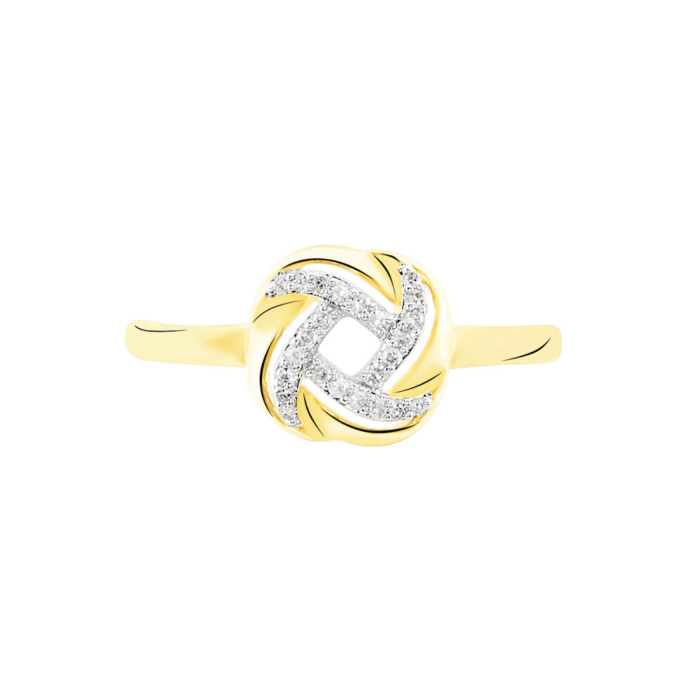 Bague Maryanna Or Jaune Diamant - Bagues pierres pr&eacute;cieuses Femme | Marc Orian