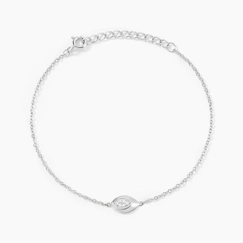 Bracelet Duchesse Argent Blanc Oxyde De Zirconium - Bracelets fantaisie Femme | Marc Orian