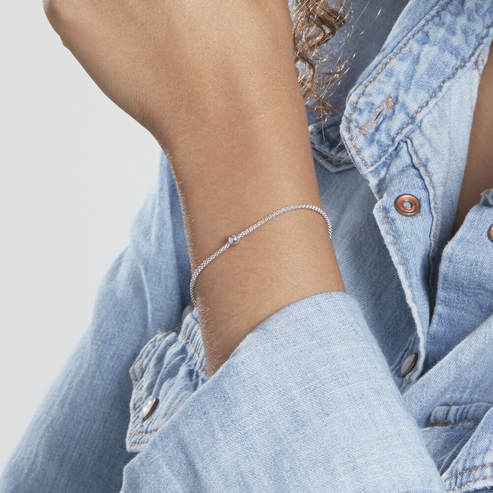 Bracelet Narimene Argent Blanc - Bracelets chaînes Femme | Marc Orian