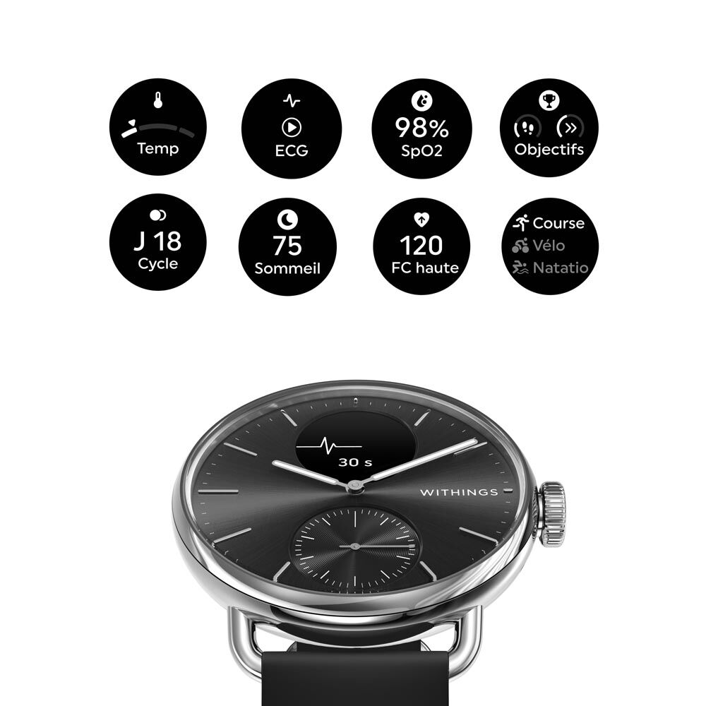 Montre Connectée Withings Scanwatch 2 - Montres connectées Femme | Marc Orian