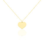 Collier Coeur Gravable Or Jaune - Bijoux personnalis&eacute;s Femme | Marc Orian