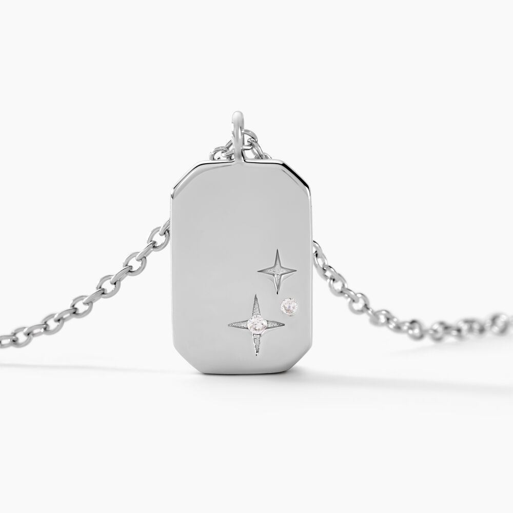 Collier Youna Argent Blanc Oxyde De Zirconium - Colliers avec pierres Femme | Marc Orian