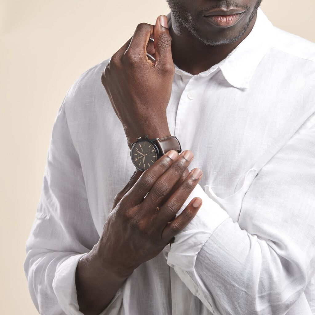 Montre Fossil Townsman Noir - Montres classiques Homme | Marc Orian