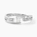 Bague Solitaire Elisa Or Blanc Diamant - Parures de mariage Femme | Marc Orian