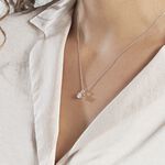Collier Aphrodite Or Blanc Diamant Synthetique - Colliers avec pierres Femme | Marc Orian