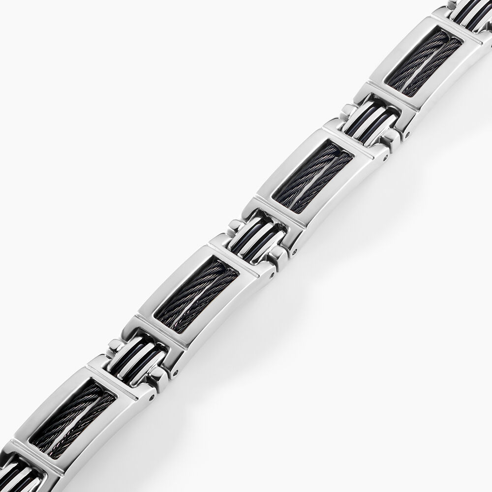 Bracelet Acier Blanc - Bracelets cha&icirc;nes Homme | Marc Orian