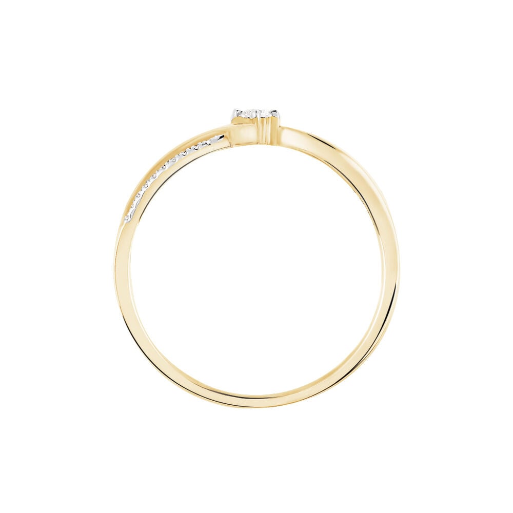 Bague Orianna Or Jaune Diamant - Parures de mariage Femme | Marc Orian