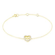 Bracelet Or Jaune Douglasa Diamants - Bracelets chaînes Femme | Marc Orian