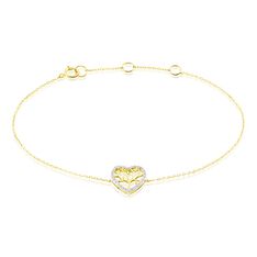 Bracelet Or Jaune Douglasa Diamants - Bracelets chaînes Femme | Marc Orian