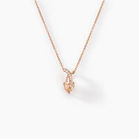 Collier Avalon Argent Rose Oxyde De Zirconium
